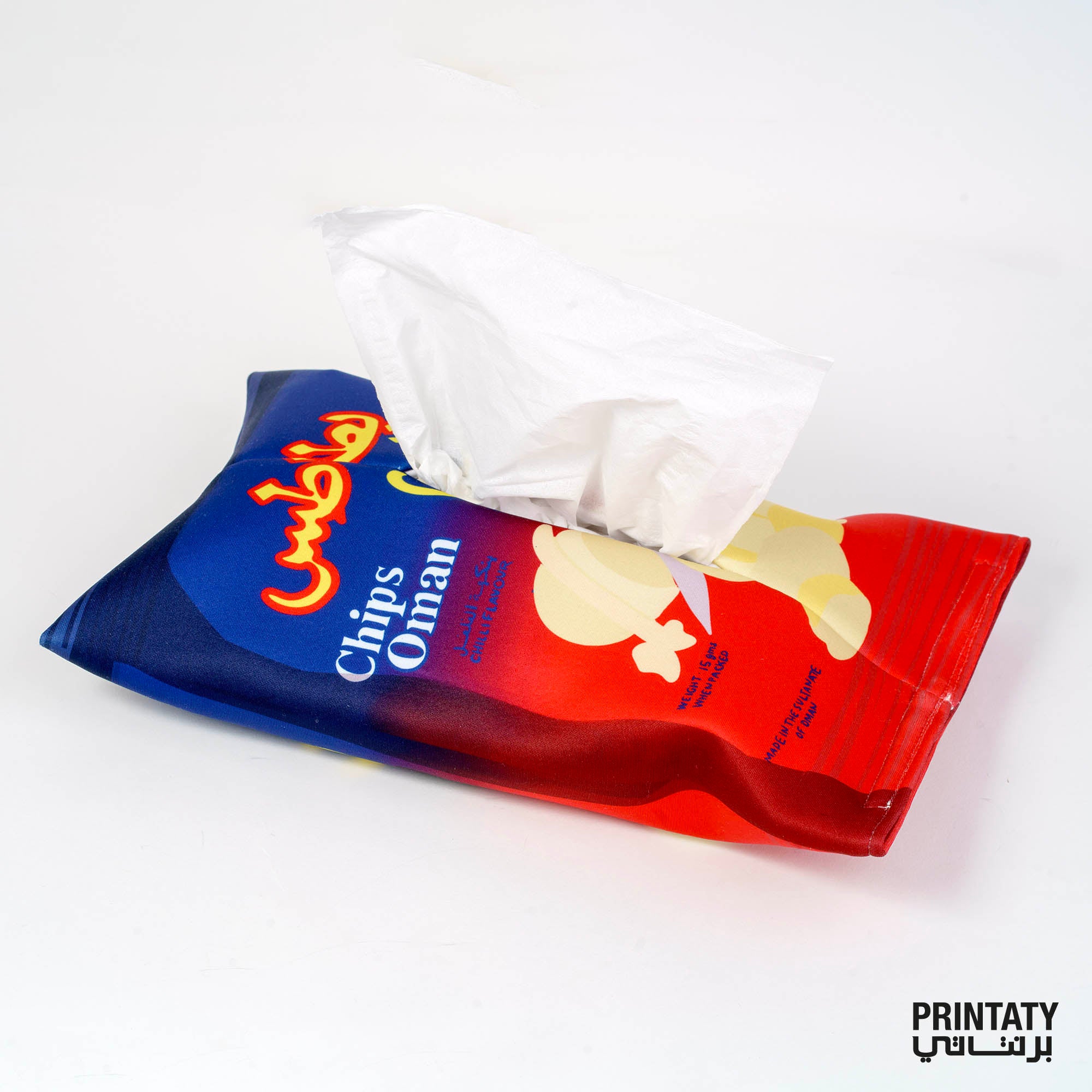 Tissue box cover: Chips Oman