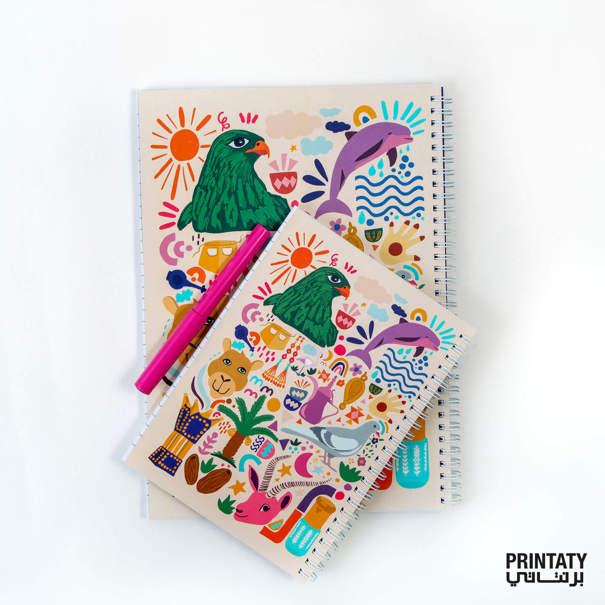Notebook Reference Drawing Notebook: Drawings from heritage (two sizes A4, A5) – برنتاتي Printaty