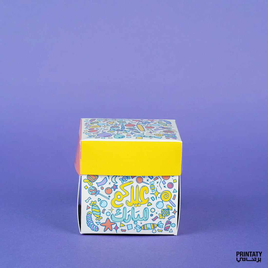 علب العيد (10 علب مع 10 ألوان )