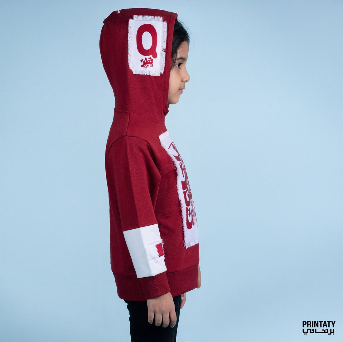 هودي شتوي للأطفال :أنا من قطر يكفيني هواها