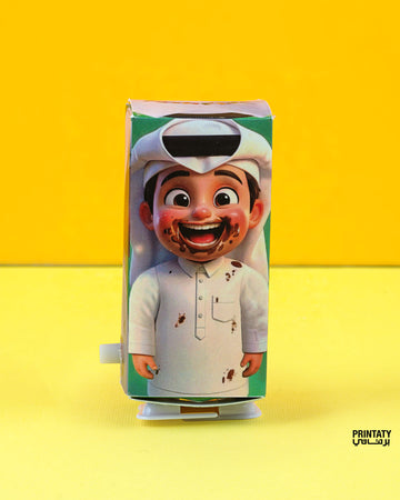 10 علب قرنقعوه تعمل بمفتاح التدوير (ولد(