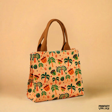 Small handbag: Palm and coffee