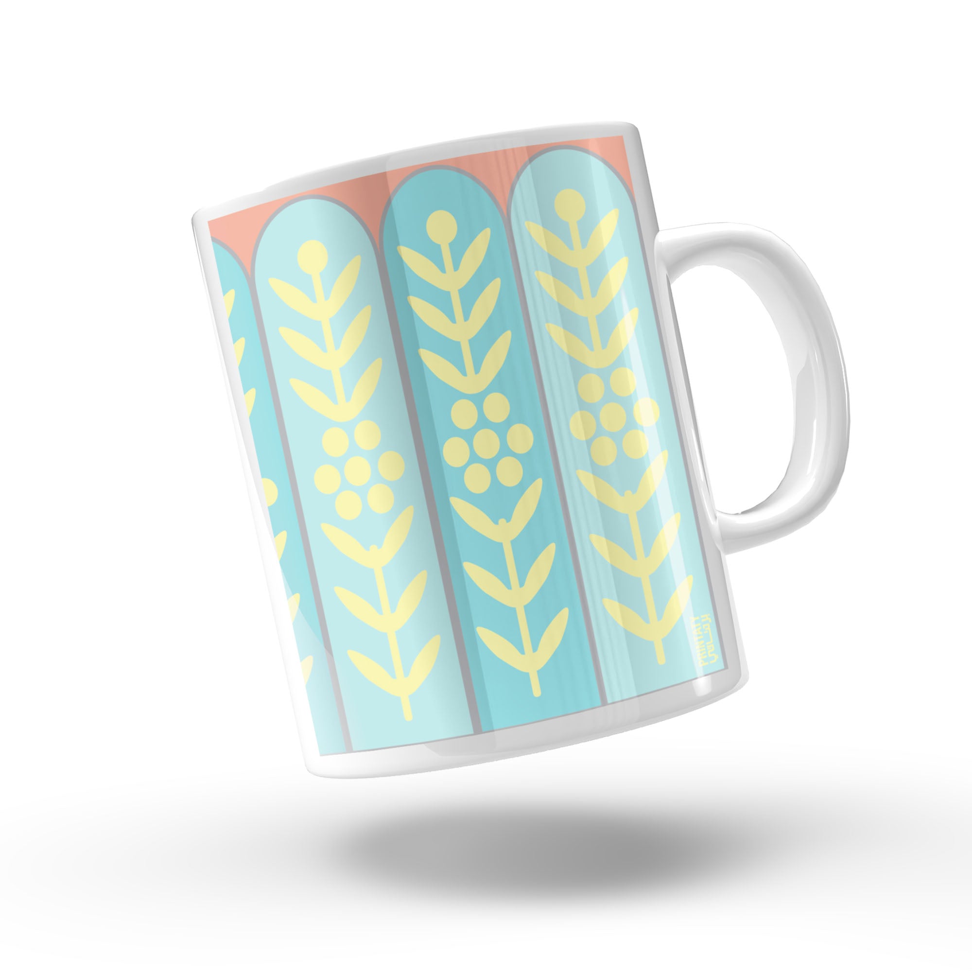 Mug : Blue Dehin Oud pattern