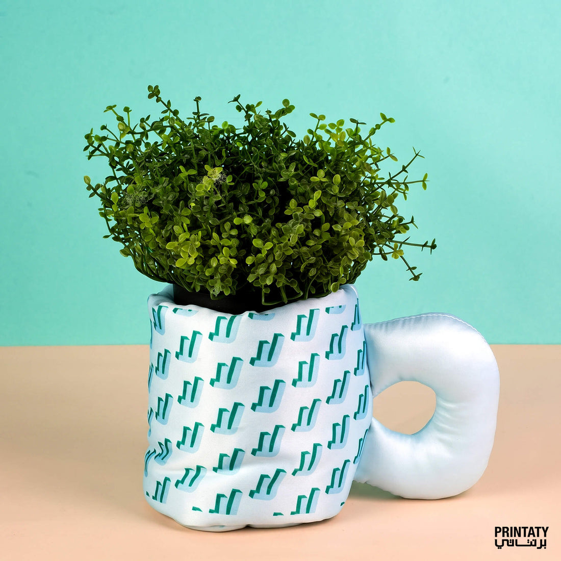 أكواب قماش منتفخة : نقوش كلمة لا