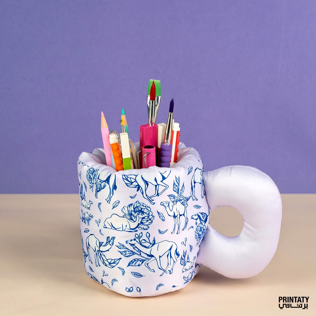 أكواب قماش منتفخة : نقوش جمال وورود