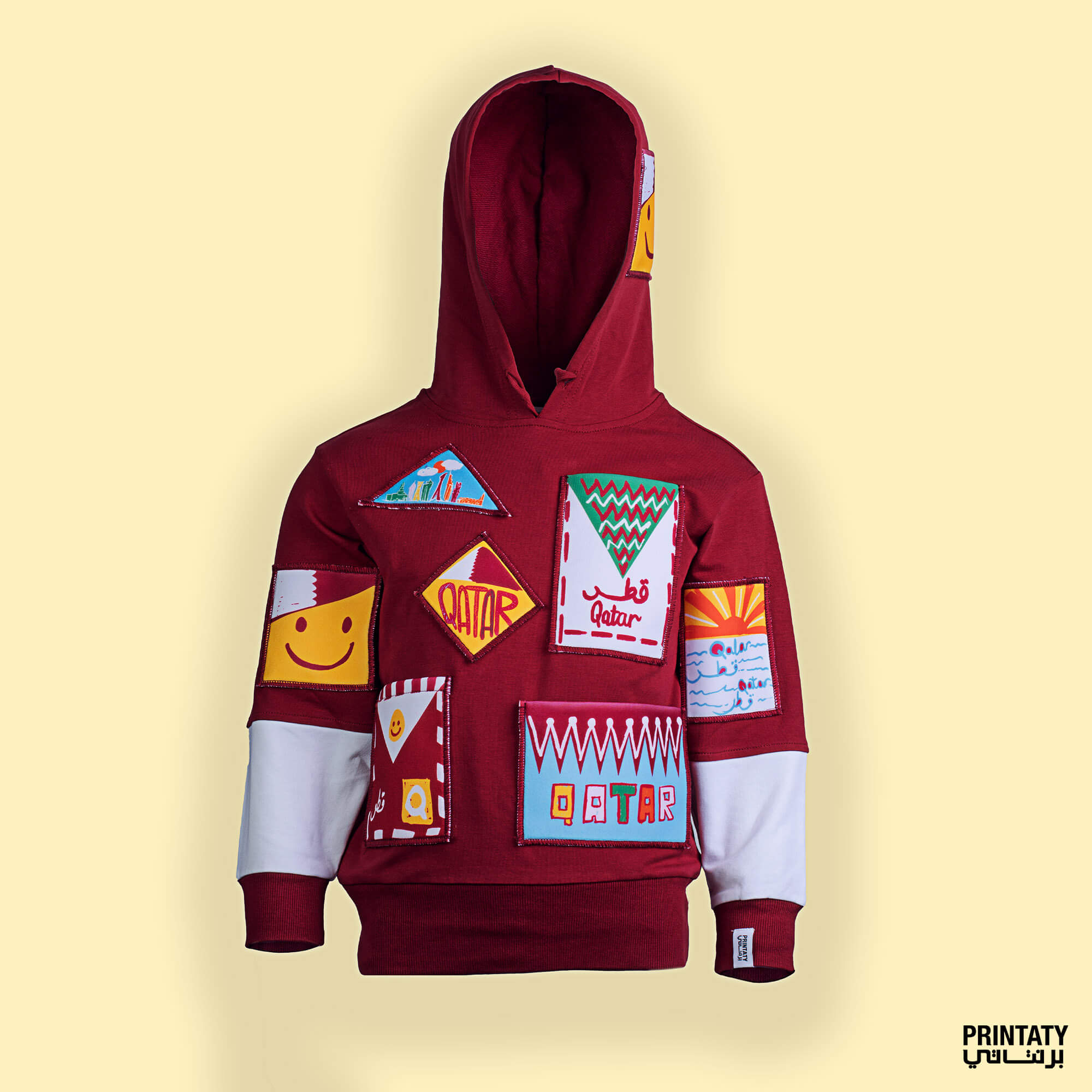 Children's winter hoodie: colors and pockets from Qatar