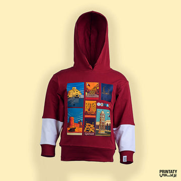 Children's winter hoodie: photos from Qatar