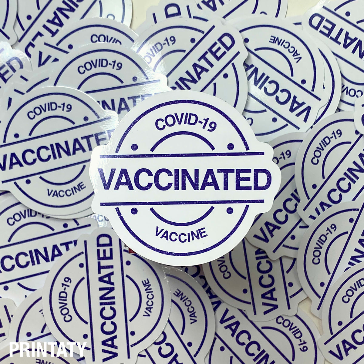 Vacula Sticker Sticker: Vaccination Stamp – برنتاتي Printaty